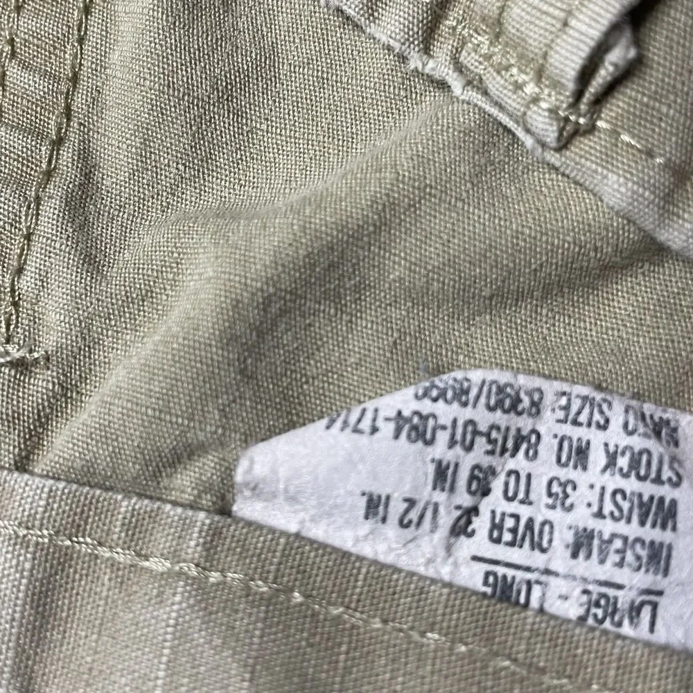 Combat Trousers Tactical Pants Mens Large Long  Desert Military Cargo Baggy